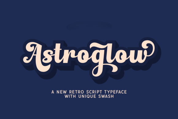 Astroglow: The Retro Script Font for Bold Marketing
