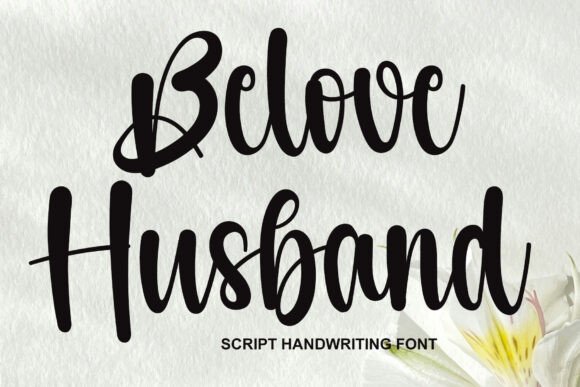 Belove Husband Font for Digital Branding