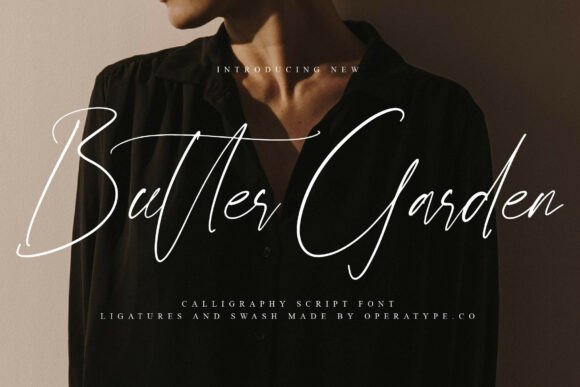 Butter Garden: The Script Font That Elevates Brand Identity