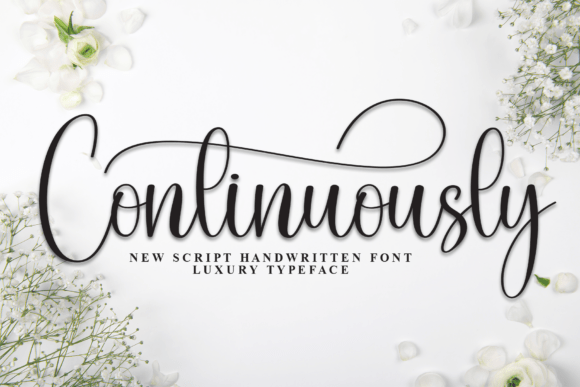 Continuously Font Review: Elegant Script for Branding