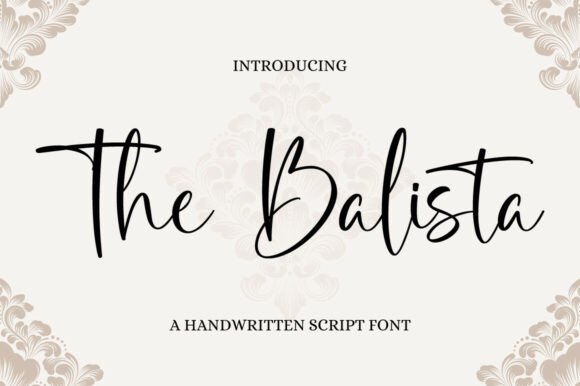 Elevate Brand Visuals with The Balista Script Font