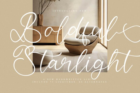 Elevate Editorial Design with Boldful Starlight Typeface