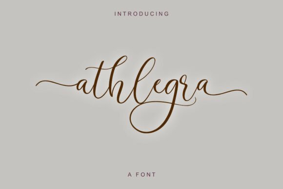 Elevate Web Design with the Athlegra Script Typeface