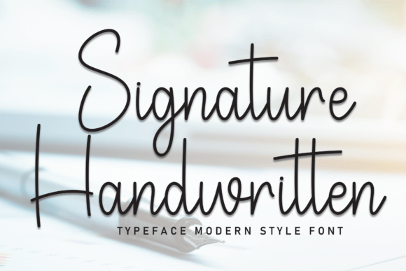 Elevate Your Brand with Signature Handwritten Typeface