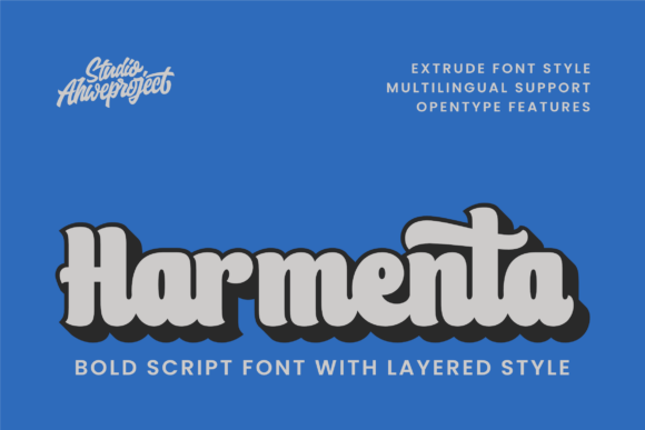 Harmenta: A Bold Script Font for Modern Web Design