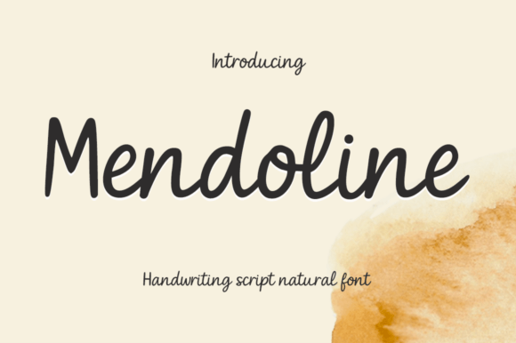 Mendoline Font: Elevate Your Brand with Organic Script