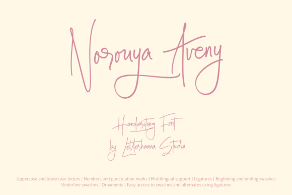 Norouya Aveny: The Script Font for Elegant Web Design