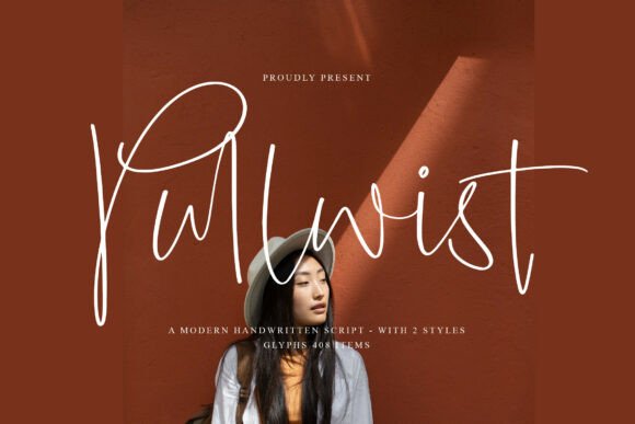 Pullwist: A Soft Script Typeface for Editorial Design