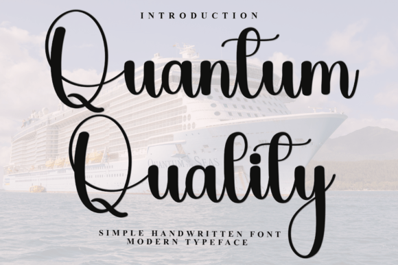 Quantum Quality Font for Small Business Branding