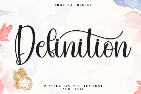 Reviewing Definition: A Stylish Handwritten Script Font for Branding