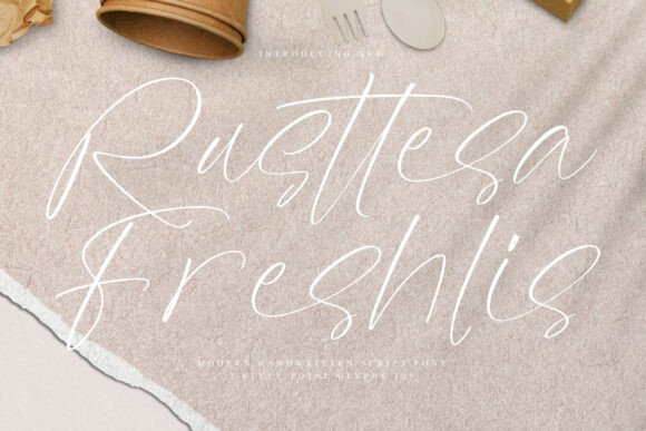 Rusttesa Freshlis: A Modern Script Font for Web Design