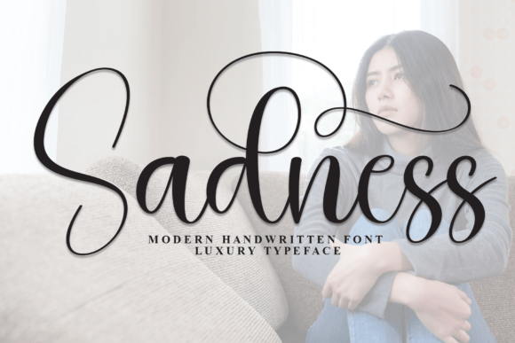 Sadness: The Elegant Script Handwritten Font for Editors