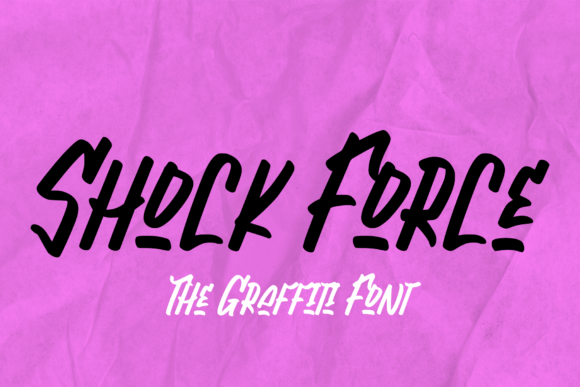 Shock Force: The Urban Script Font for Bold Branding