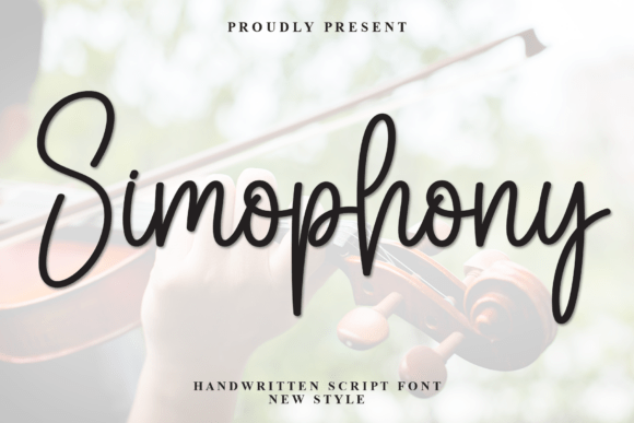 Simophony: The Elegant Script Font for Modern Branding
