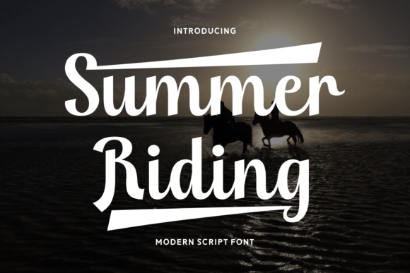 Summer Riding Font: A Bold Script for Modern Web Design